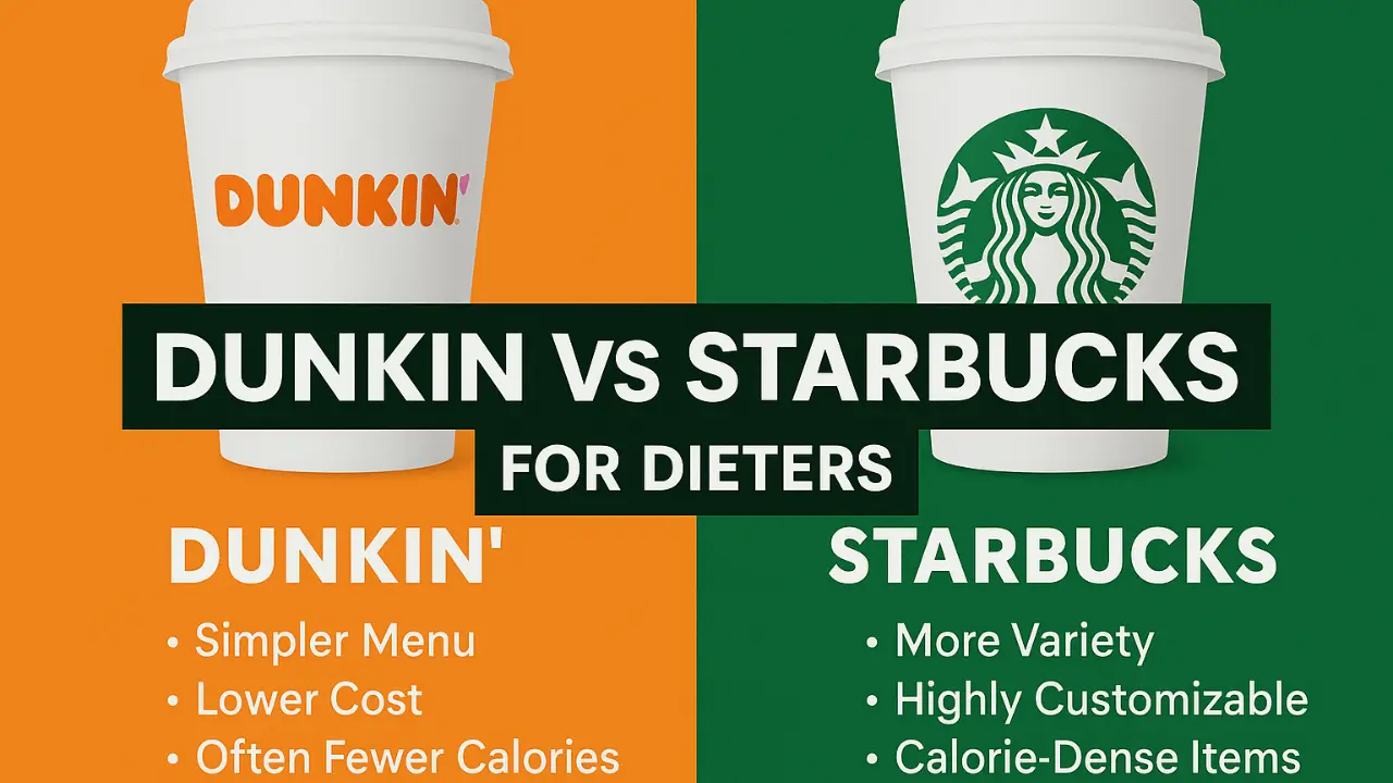 Dunkin vs Starbucks Nutrition Which is Better for Dieters