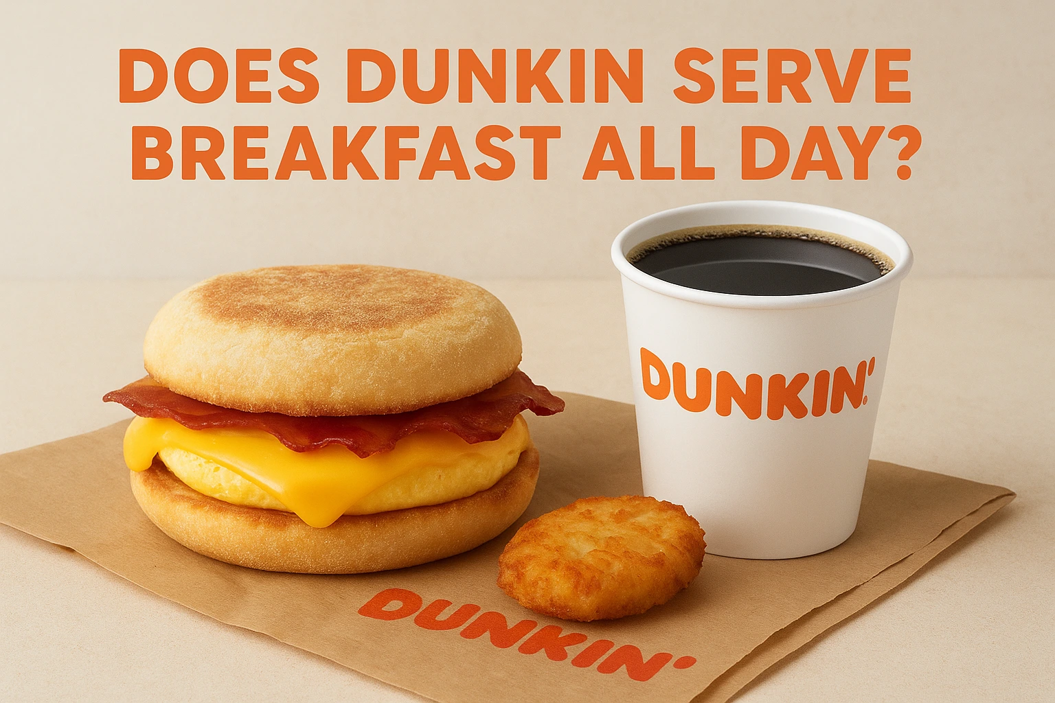 Does Dunkin Serve Breakfast All Day